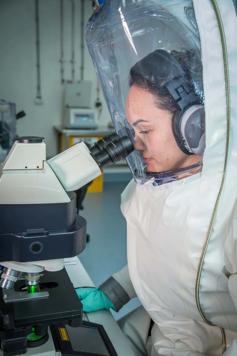 Photograph illustrating this article: Britain Puts 100 Million Pounds Behind a World-First AI Biosecurity Lab.
